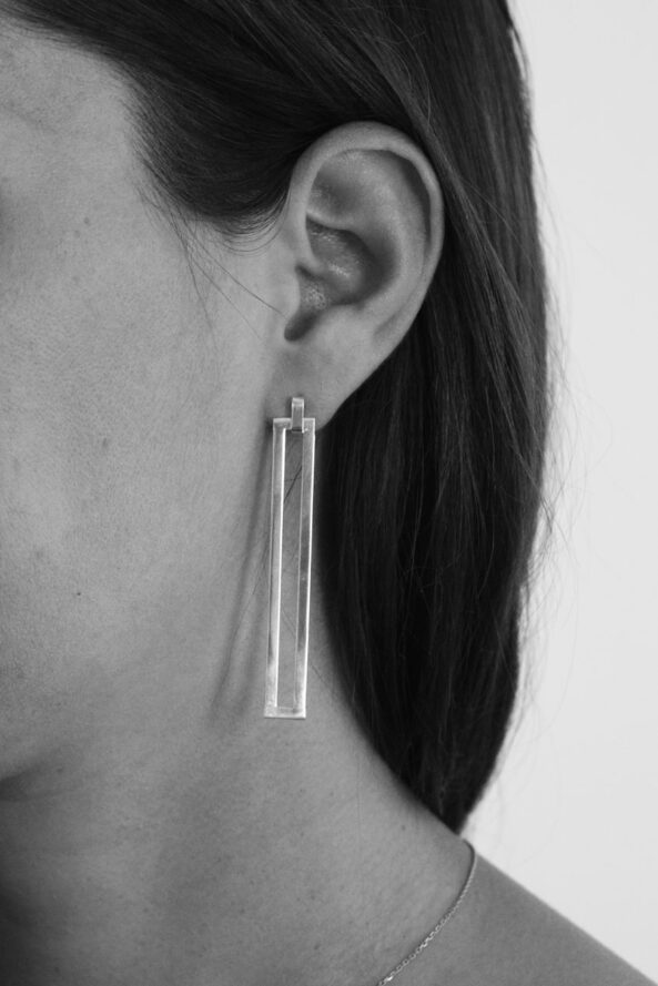 Earrings Long Square