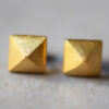 Earstuds brushed Pyramid