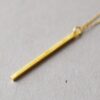 Necklace Brushed Long Stick