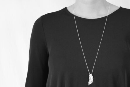 Necklace flying Feather