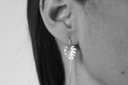 Earrings Monstera