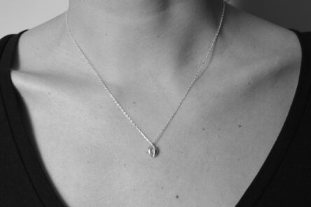 Necklace tiny shell