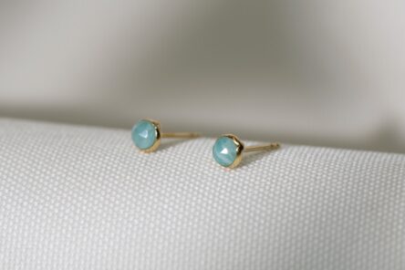 Earstuds Amazonite
