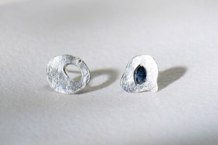 Earstuds Blue Sapphire