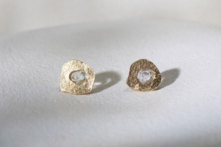 Earstuds Clear Sapphire