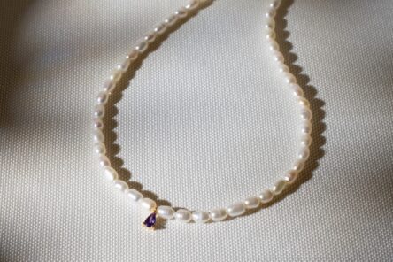 Necklace Pearl Zirconia
