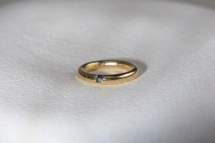 Ring Blue Sapphire Size 49