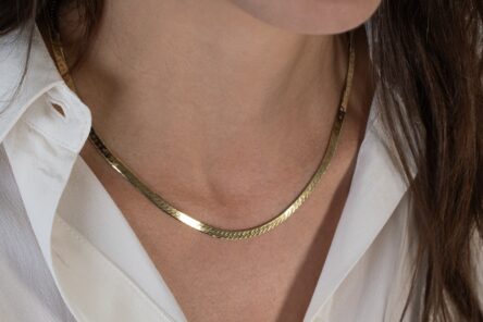 Alternative view of Necklace Bold Snakechain