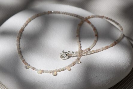 Necklace Sunstone & Opal