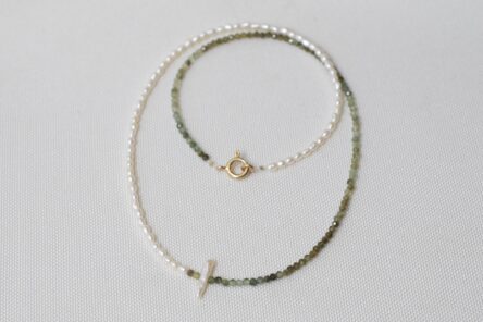 Necklace Turmaline & Pearl
