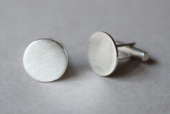 Cufflink Round dull