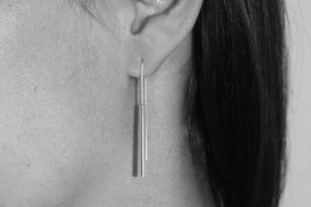 Earrings Tube Chain