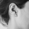 Earstuds brushed Square