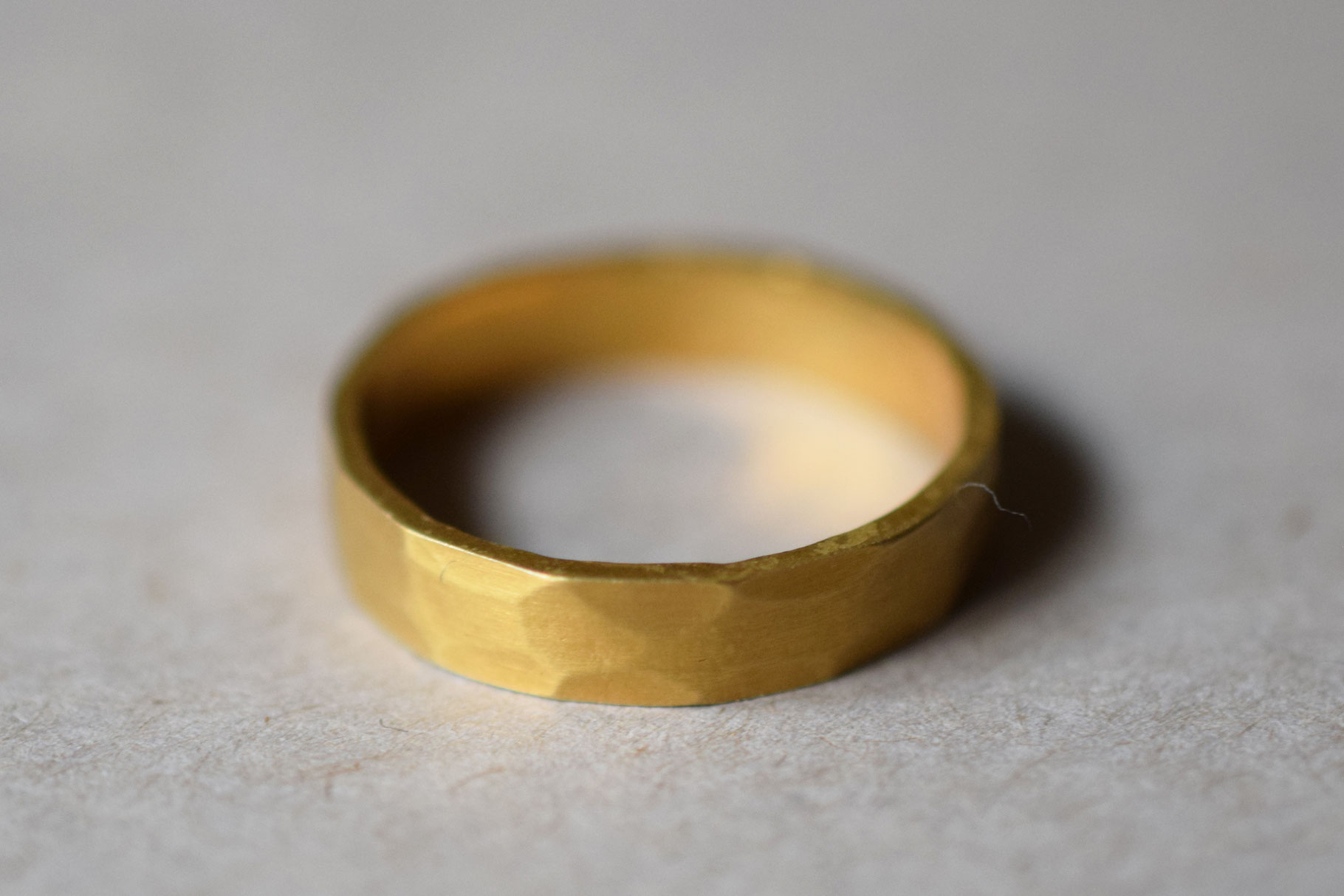 Men Ring Hammered