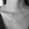 Necklace Round Leaf