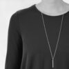 Necklace Brushed Long Stick