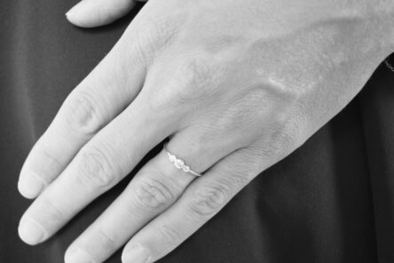 Ring 3 tiny Zirconia
