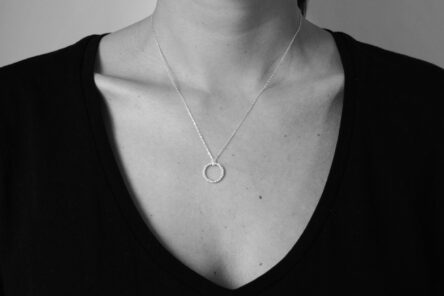 Necklace Twisted Ring