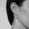 EarringsDoubleDropBrushed
