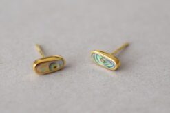 Earrings Ovale Abalone Shell