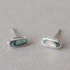 Earrings Ovale Abalone Shell