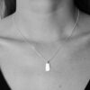 Necklace Medaillon Square