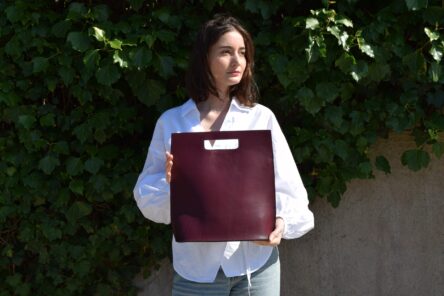 Leatherbag Open Bordeaux