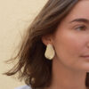 Earrings Organic With Holes Silver – Bild 3