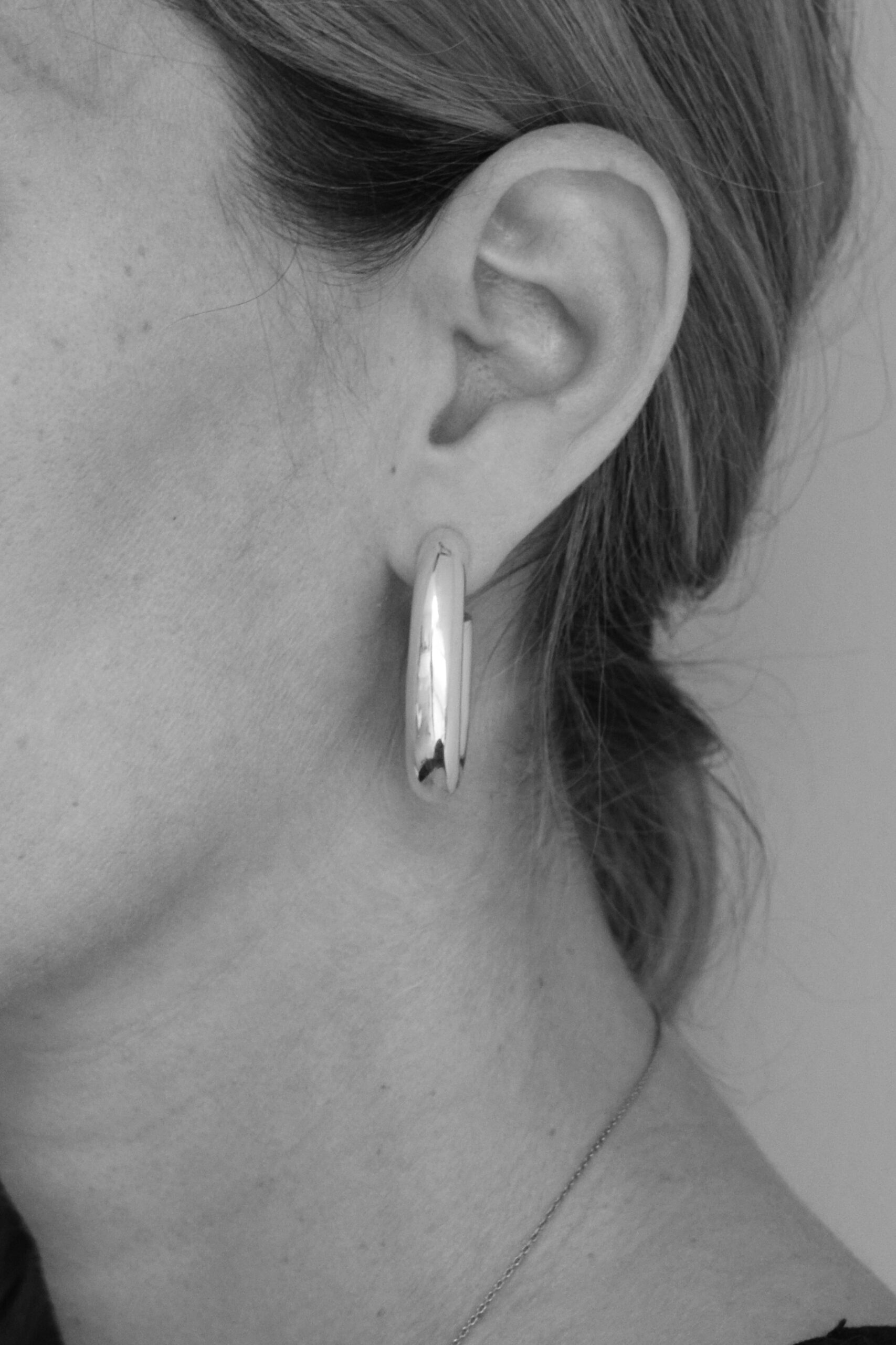 Hoops Earrings Bold & Oval – Bild 5