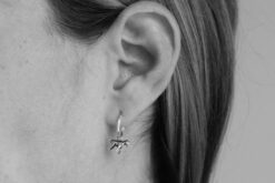 Alternative view of Earring Zebra Hoops