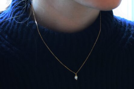 Alternative view of Necklace Tiny Pearl