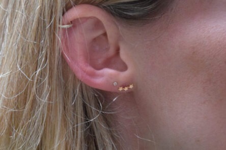 Alternative view of Earstuds With Stars