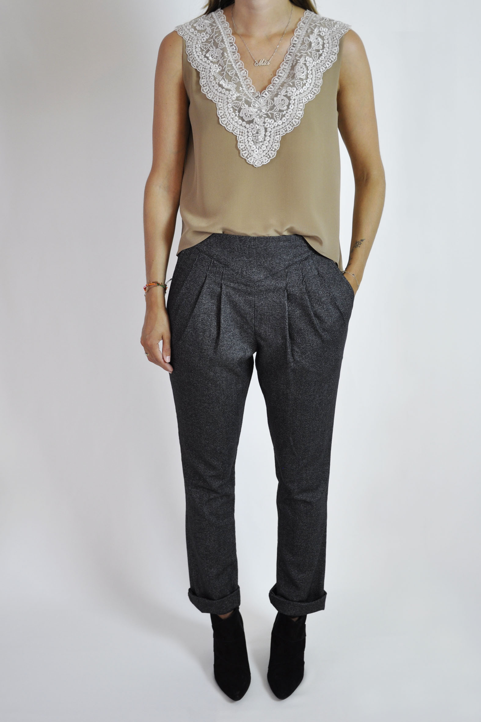 Blouse Coffee – Bild 2