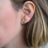 Earring Around Double with Zirconia – Bild 3