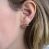 Earring Around Double with Zirconia – Bild 2