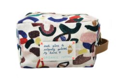 Lili Pepper: Organic Cotton Travel Pouch "My Storm" Small Size