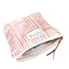Lili Pepper: Organic Cotton Pouch "My Rose Check" Big Size – Bild 2