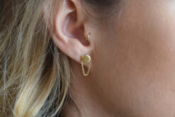 Alternative view of Earrings Circle with Chain