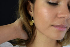 Alternative view of Earrings Flowers Cutout
