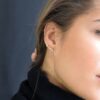 Earstuds Baguette Crystals – Bild 3