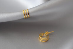 Earstuds Three Rows