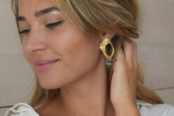 Alternative view of Earrings Bloodstone