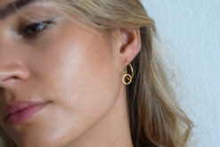Alternative view of Earrings With Hanging Circles
