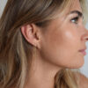 Earstuds with Peridot and Smoky Quartz – Bild 2