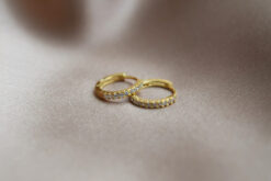 Hoops With Crystals