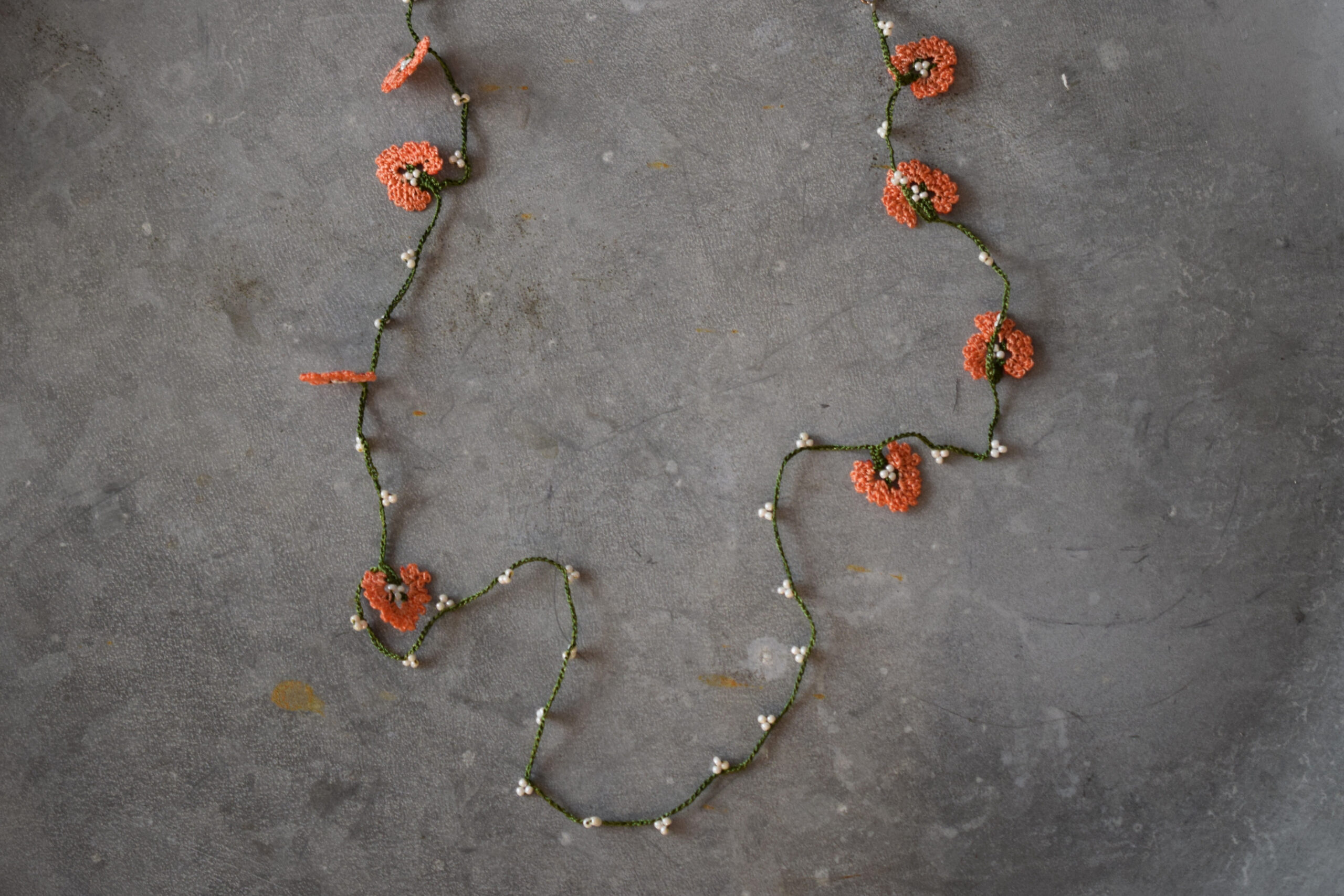 Mask Chain Flower Crochet