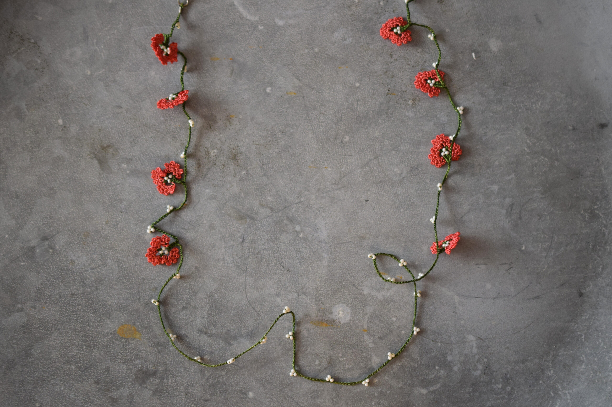 Mask Chain Flower Crochet