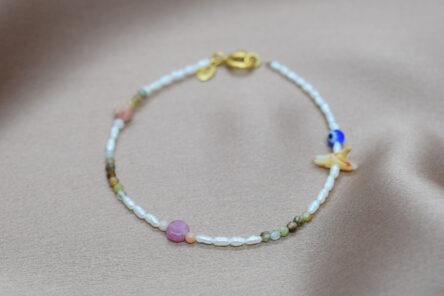 Bracelet Pearl & Multistone