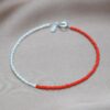 Bracelet Pearl & Red Coral