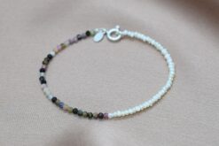 Bracelet Pearl & Turmaline